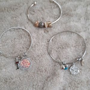 3 bangle bracelets